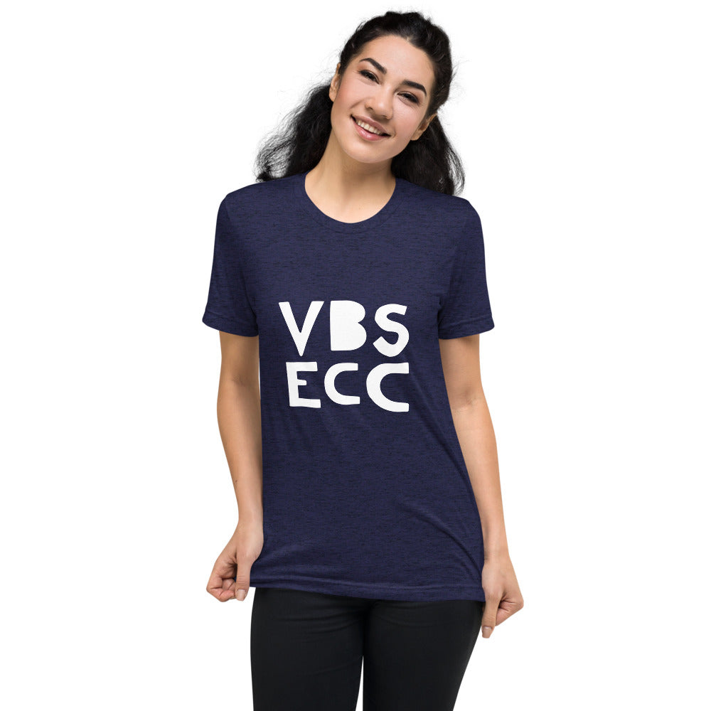 Adult Tri-Blend Tee | White Logo