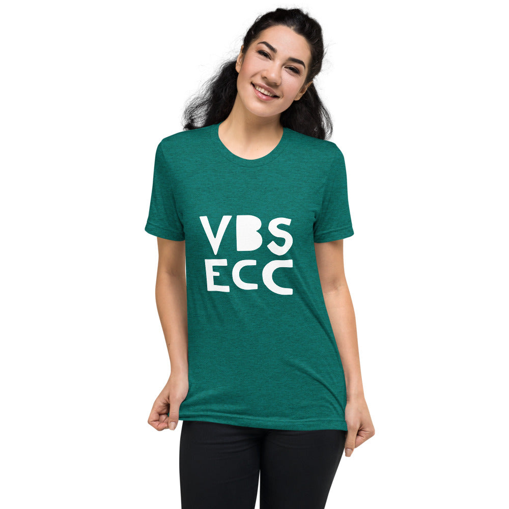 Adult Tri-Blend Tee | White Logo