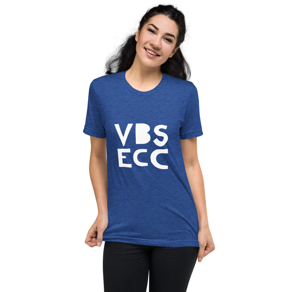 Adult Tri-Blend Tee | White Logo