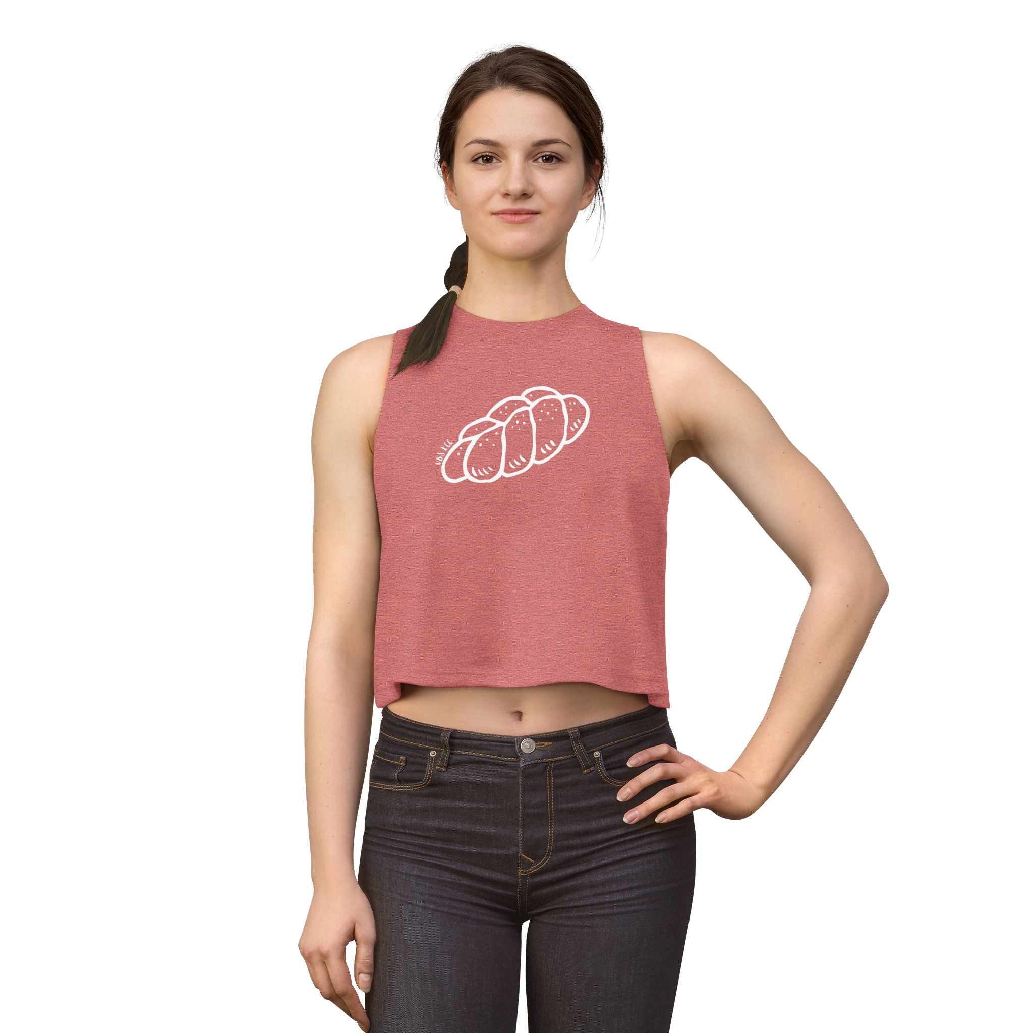 "Challah Back" - Women's Crop Top