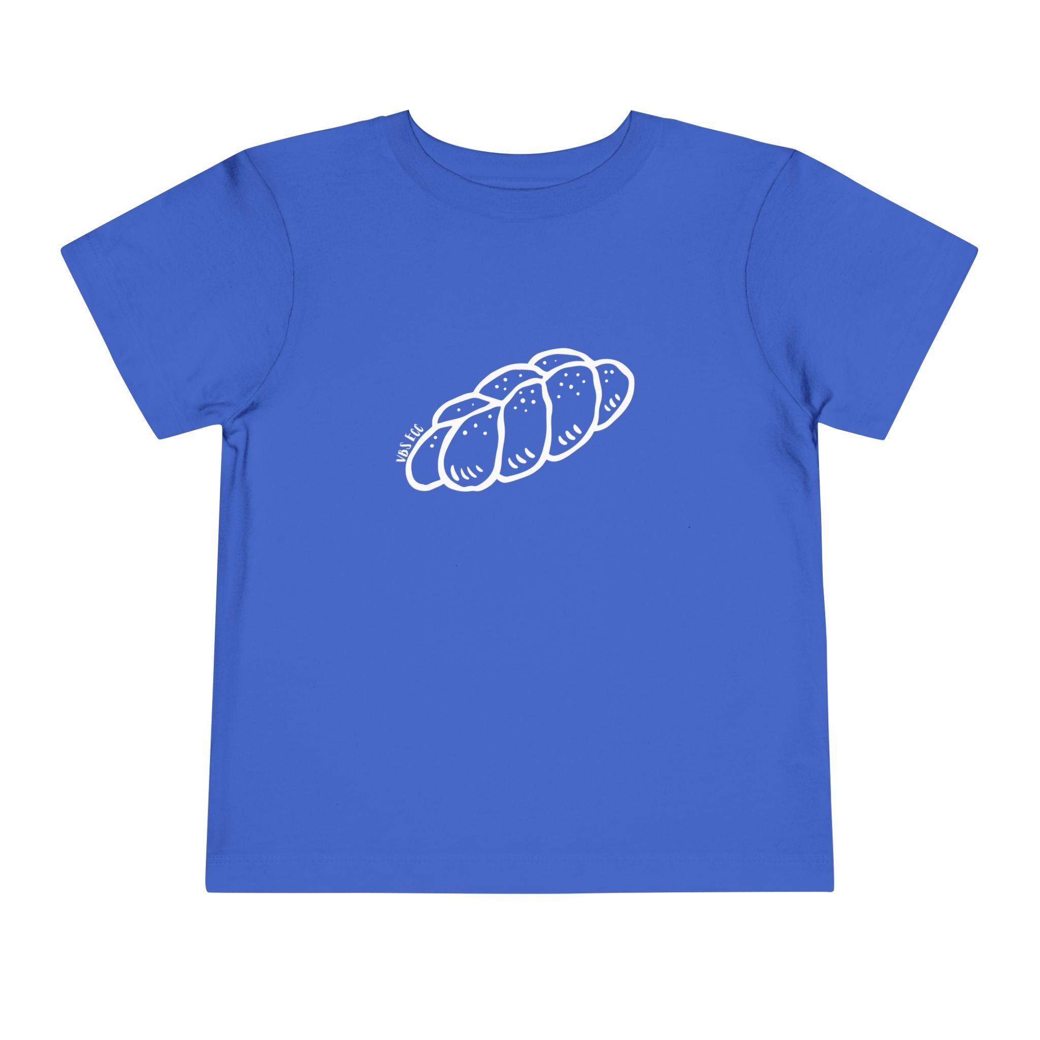 "Challah Back" Line Drawing - Toddler Short Sleeve Tee