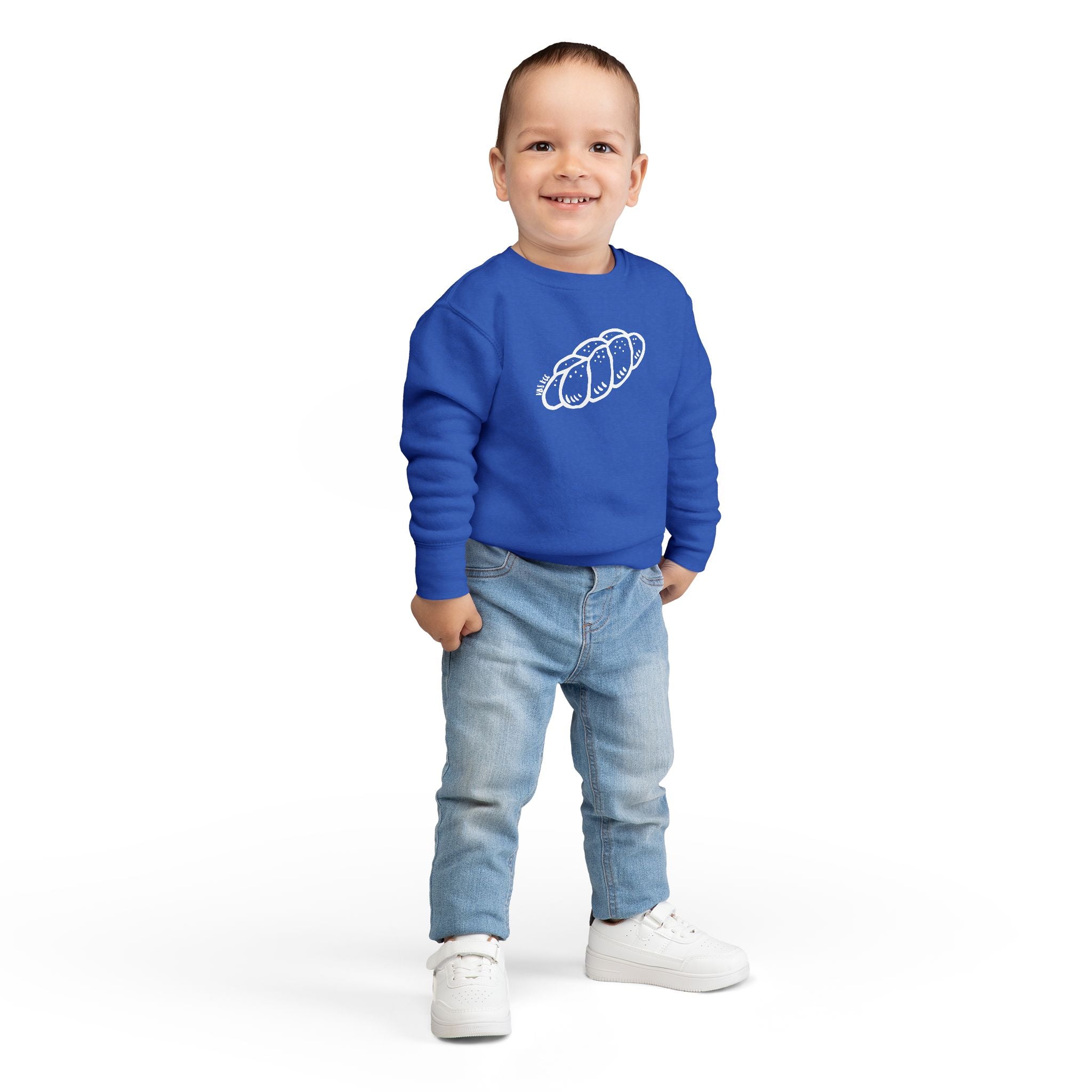 Simple Challah Toddler Sweatshirt