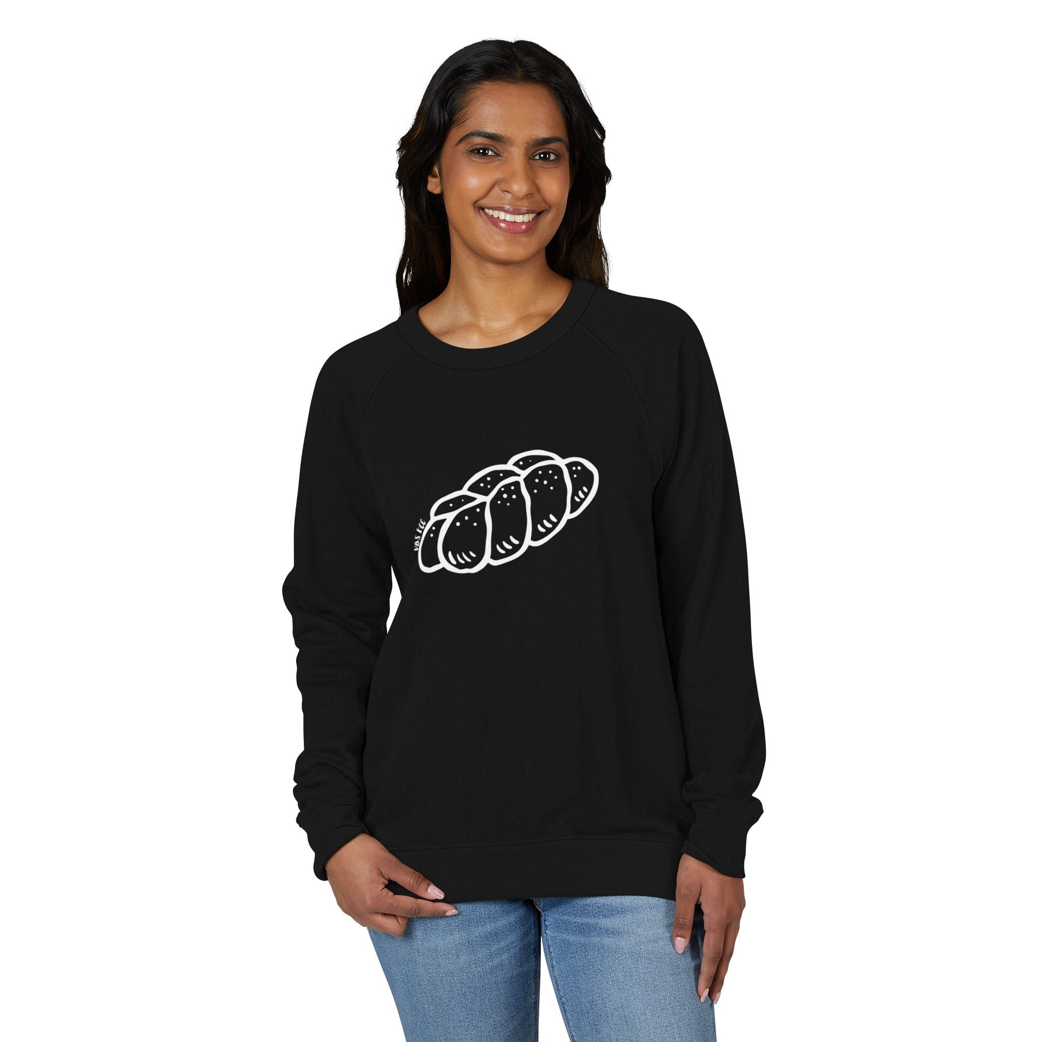 Challah Adult French Terry Raglan Crewneck (6 Colors)
