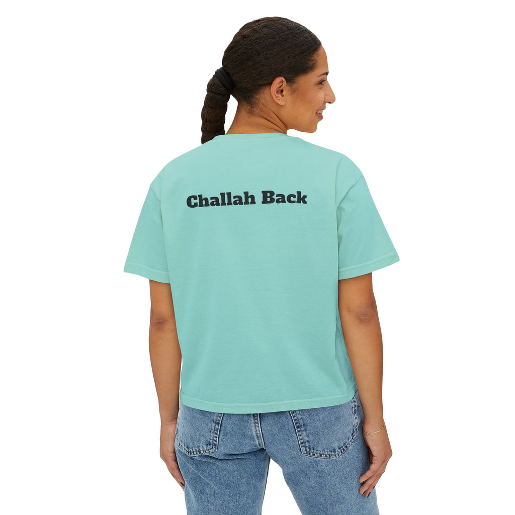 "Challah Back" - Women's Boxy Tee