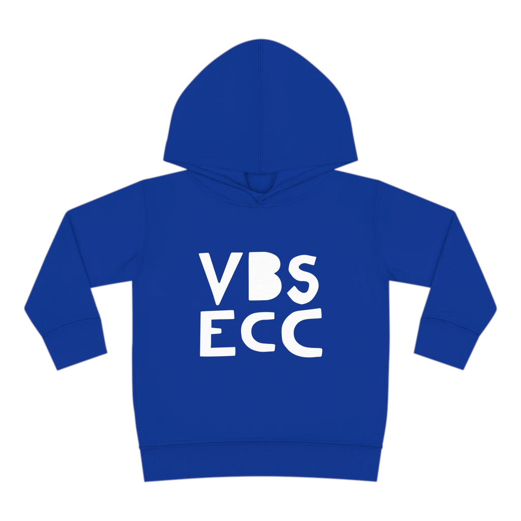 Toddler Pullover Fleece Hoodie | White Logo
