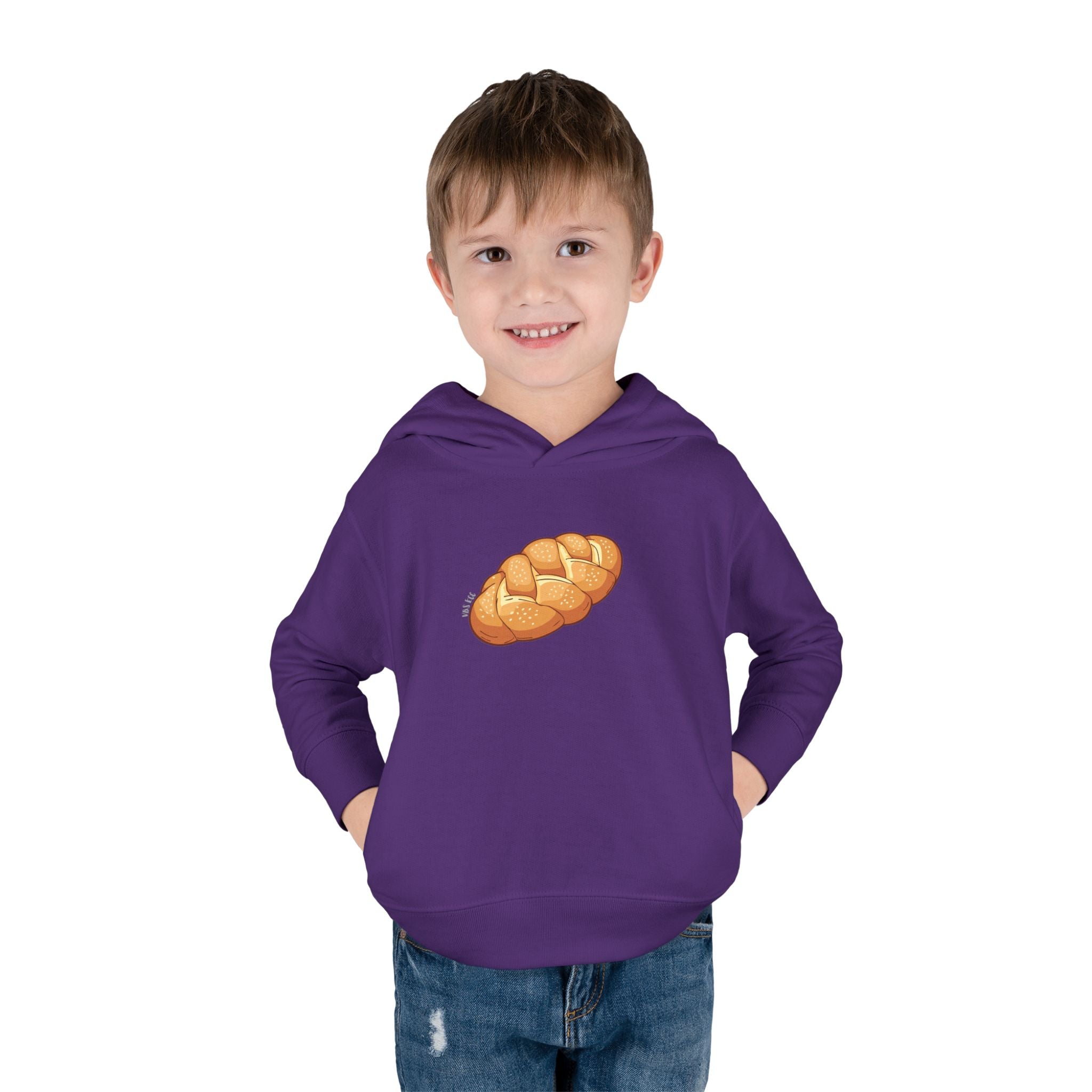 Challah Hoodie: Toddler Pullover Fleece