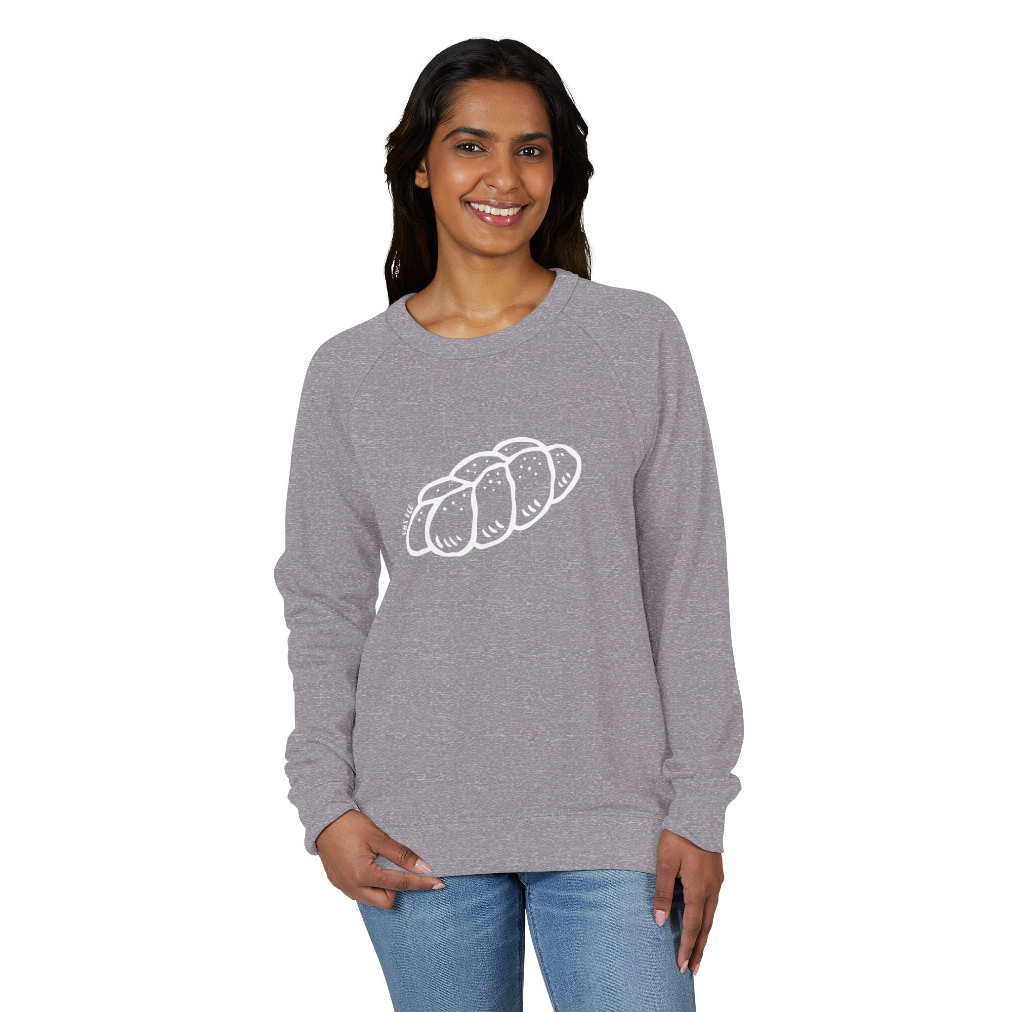 Challah Adult French Terry Raglan Crewneck (6 Colors)