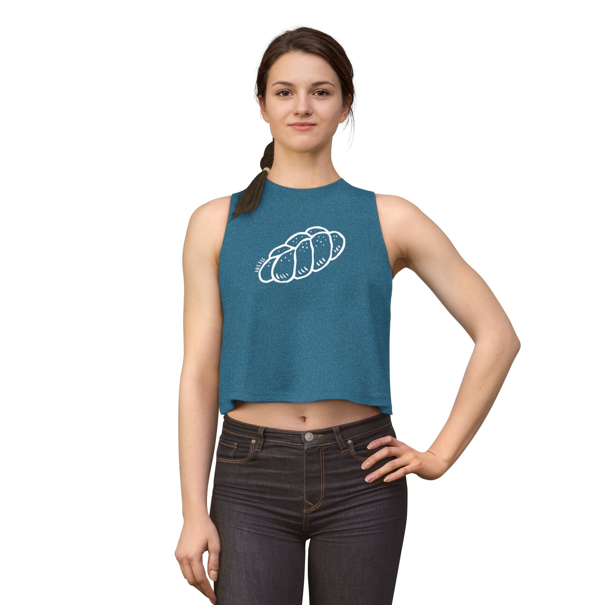 "Challah Back" - Women's Crop Top