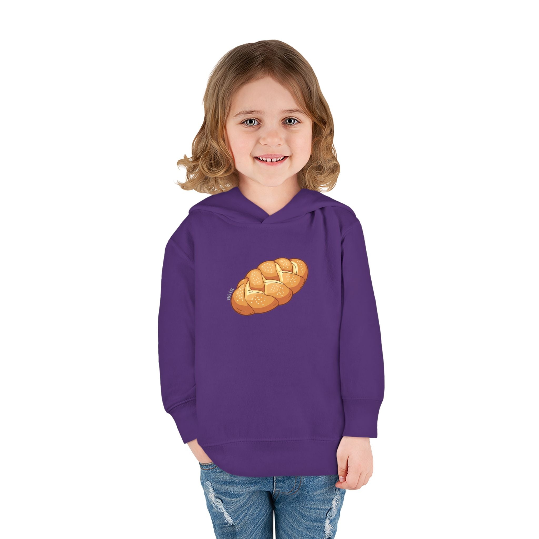Challah Hoodie: Toddler Pullover Fleece