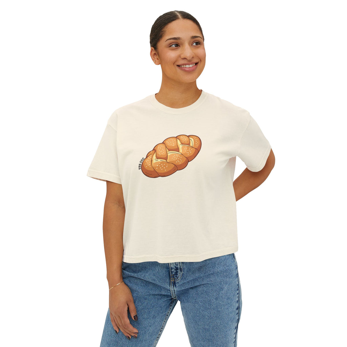 "Challah Back" - Women's Boxy Tee