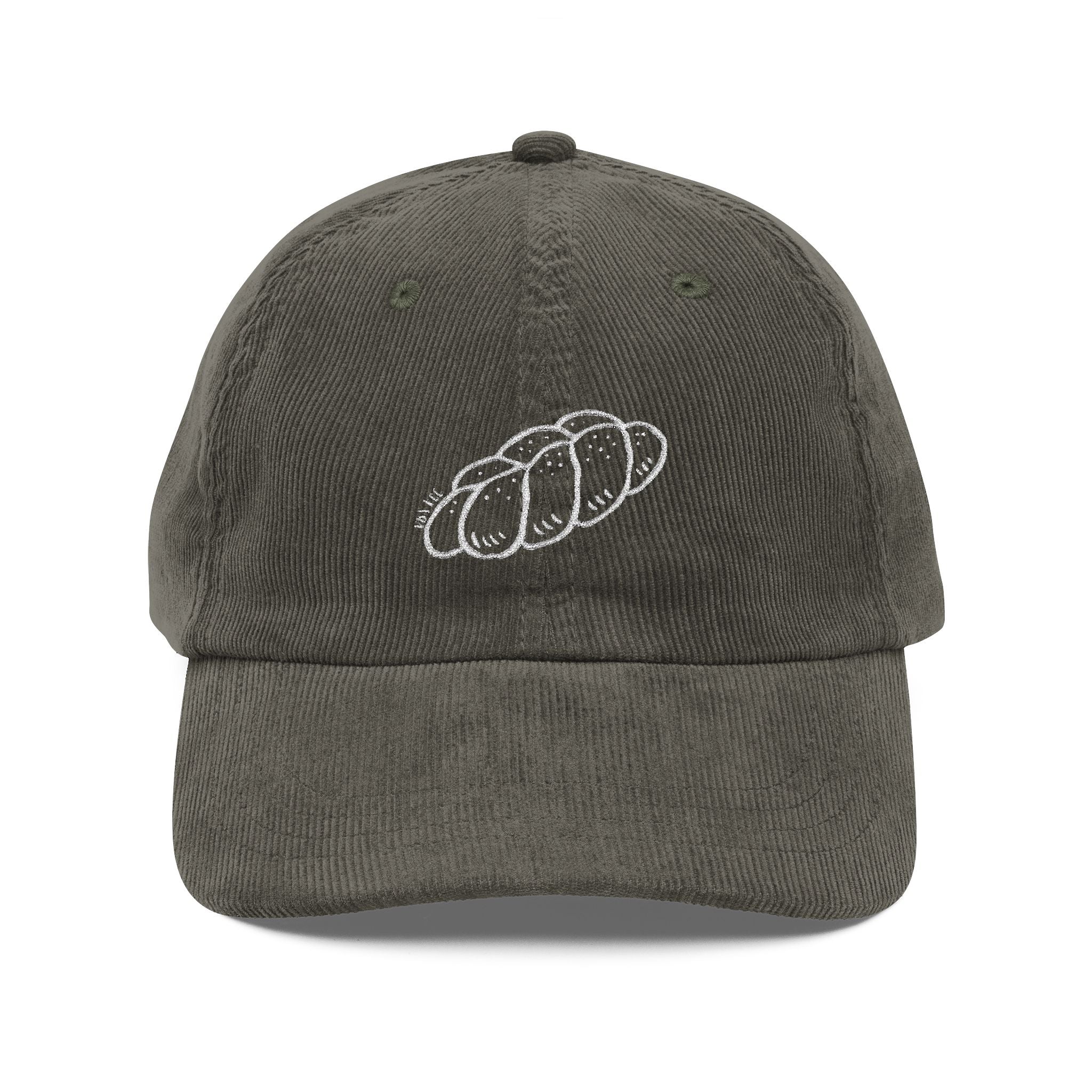 Challah Vintage Corduroy Cap (Embroidery)
