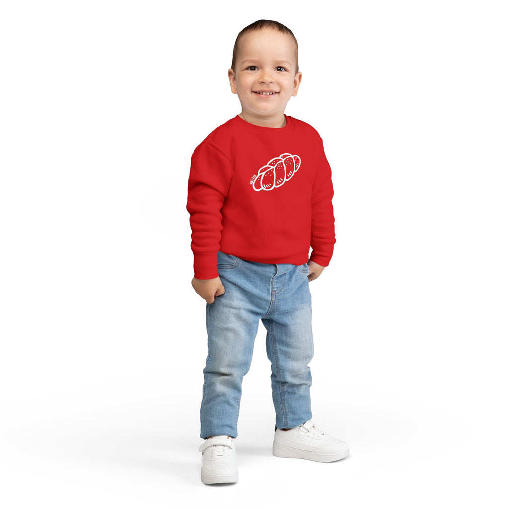 Simple Challah Toddler Sweatshirt