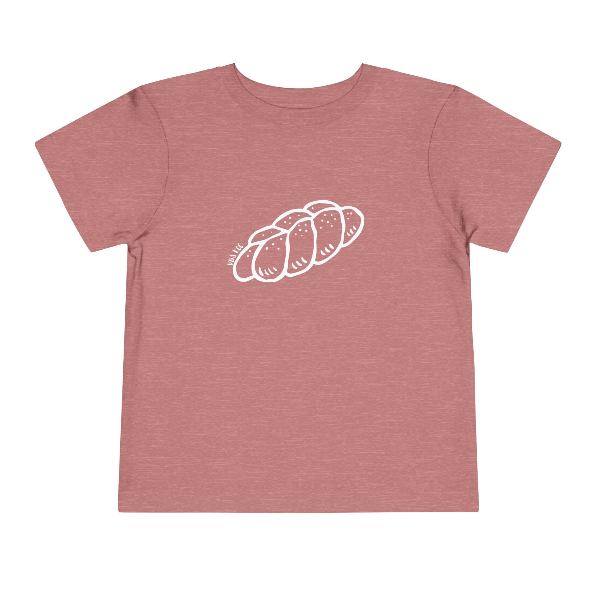 "Challah Back" Line Drawing - Toddler Short Sleeve Tee