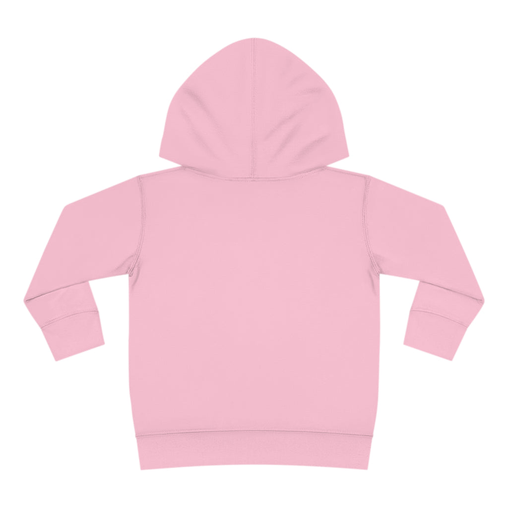 Toddler Pullover Fleece Hoodie | White Logo