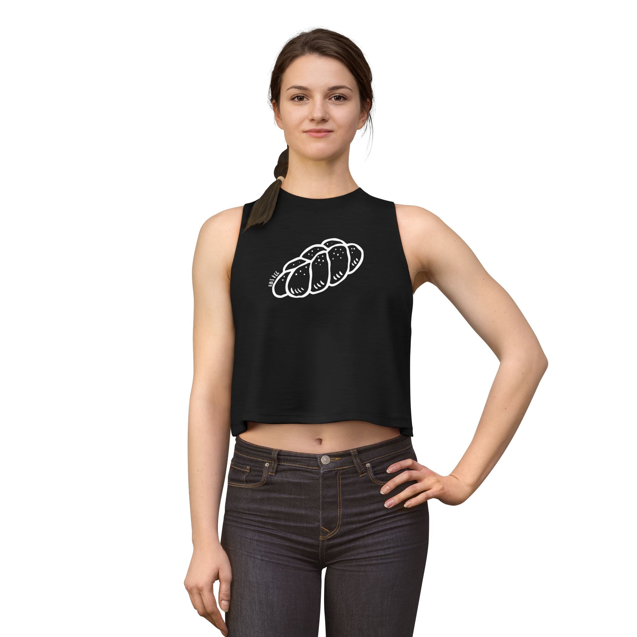 "Challah Back" - Women's Crop Top