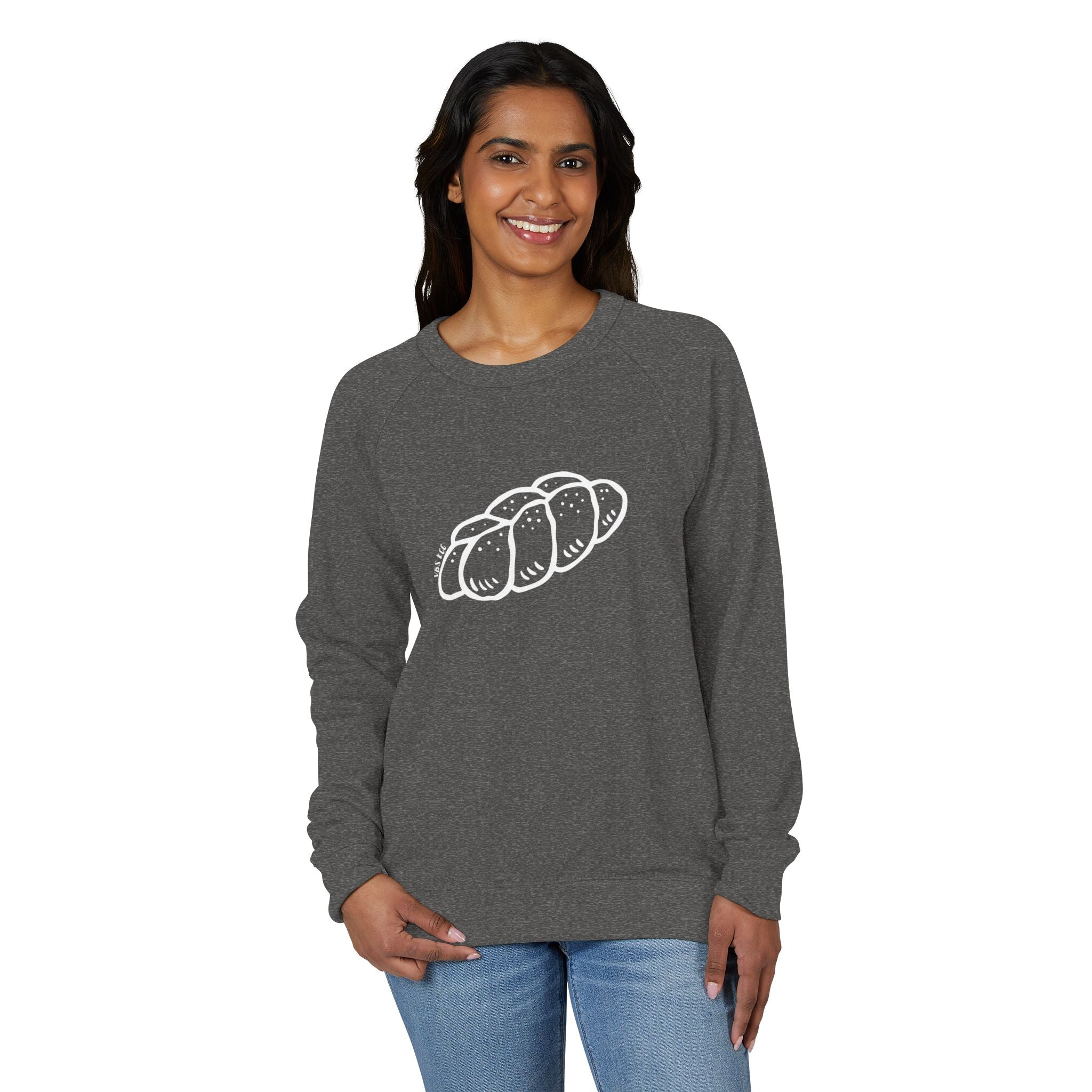 Challah Adult French Terry Raglan Crewneck (6 Colors)