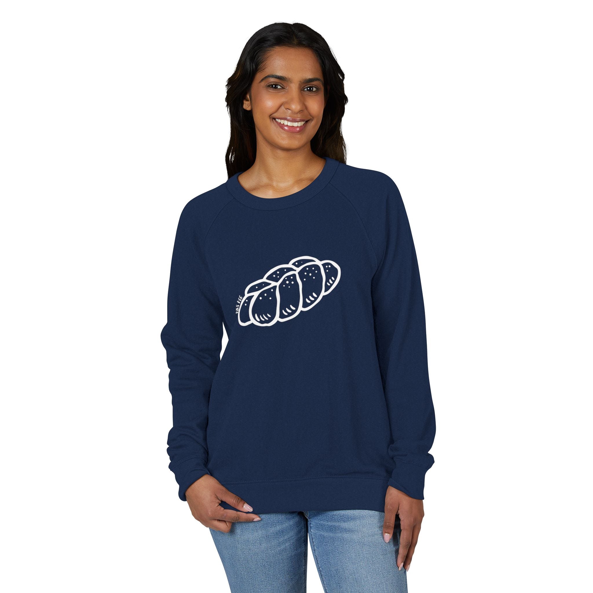 Challah Adult French Terry Raglan Crewneck (6 Colors)