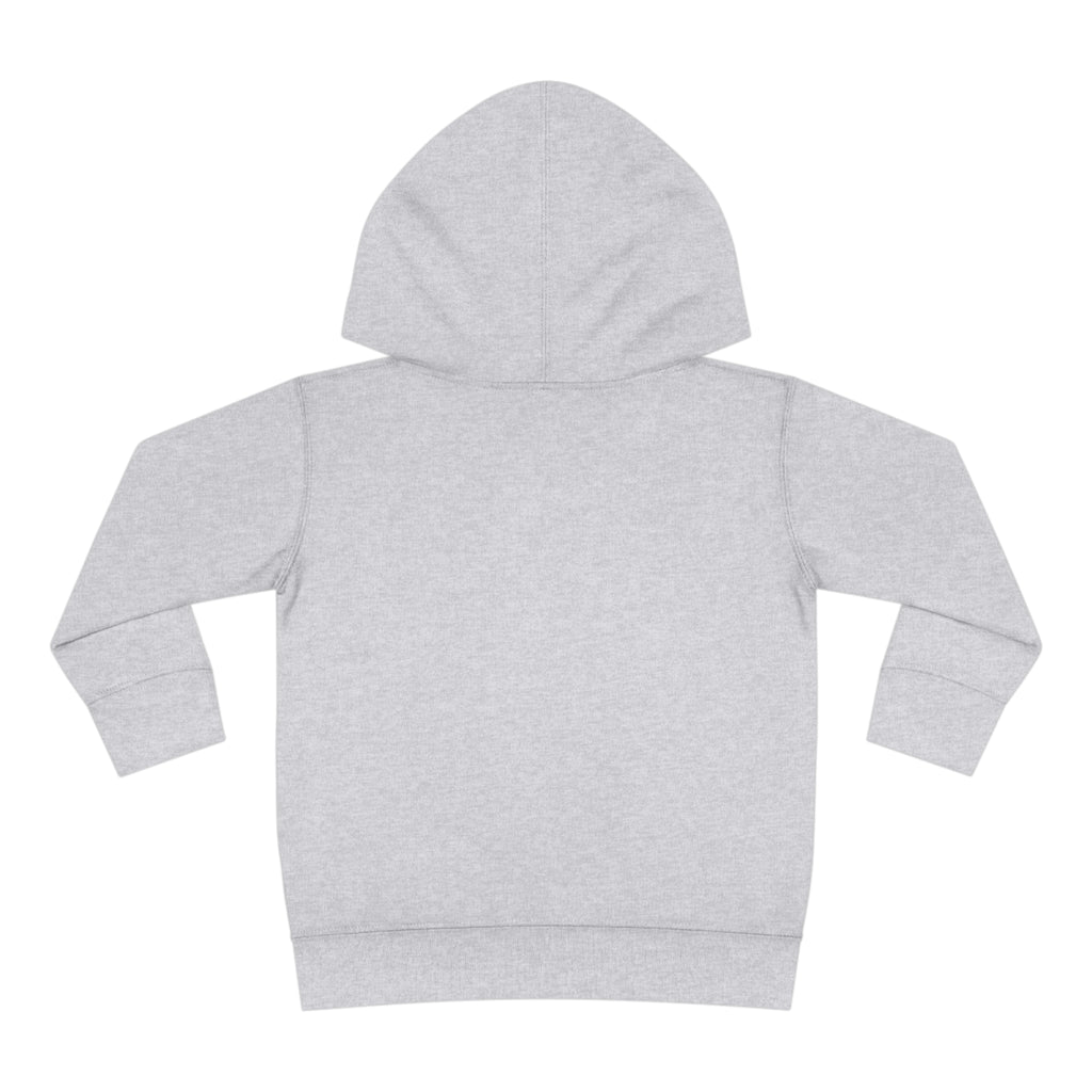 Toddler Pullover Fleece Hoodie | White Logo