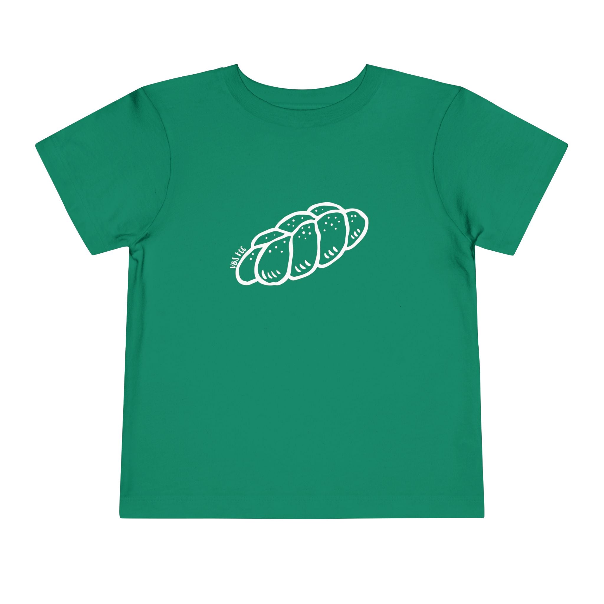 "Challah Back" Line Drawing - Toddler Short Sleeve Tee