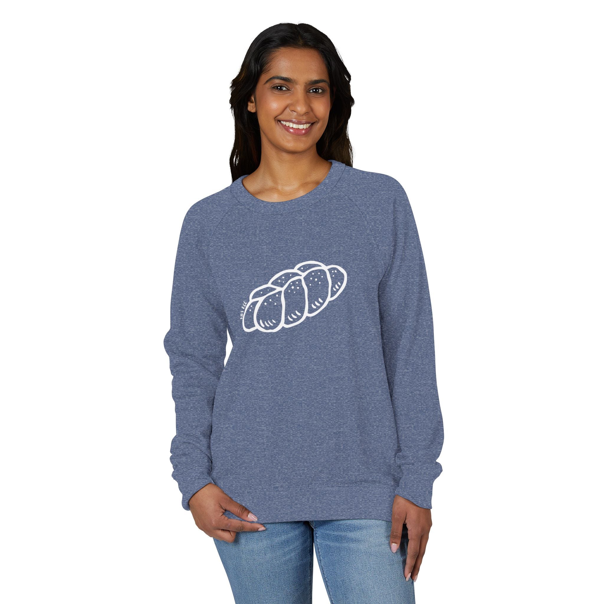 Challah Adult French Terry Raglan Crewneck (6 Colors)