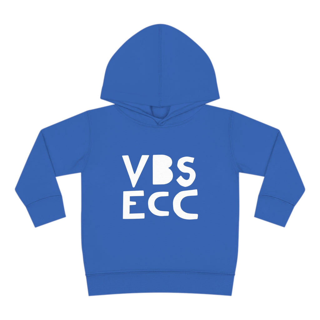 Toddler Pullover Fleece Hoodie | White Logo