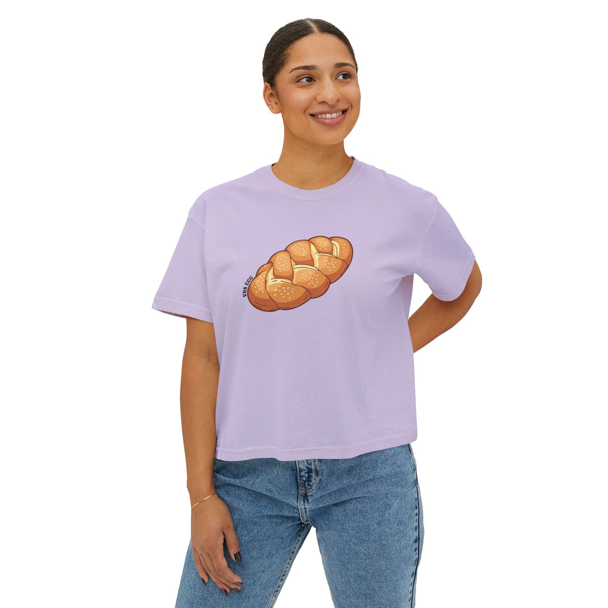 "Challah Back" - Women's Boxy Tee