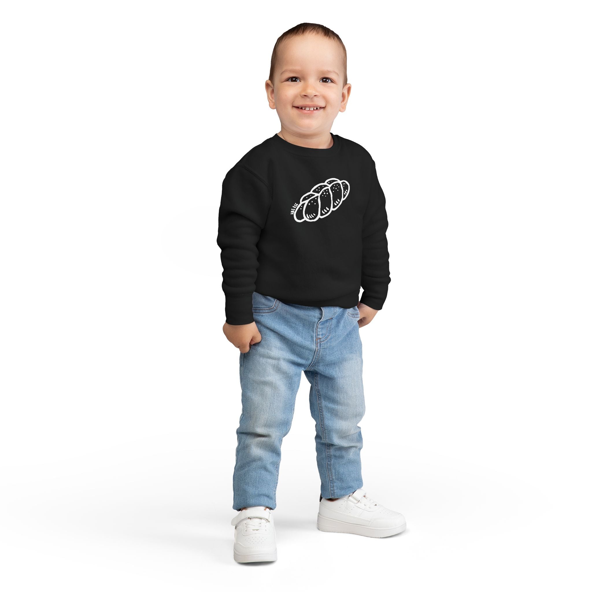 Simple Challah Toddler Sweatshirt