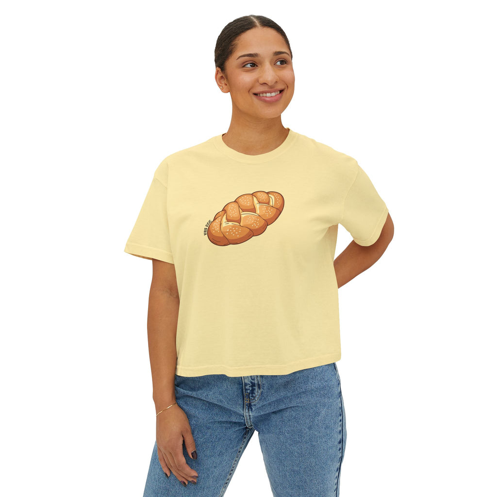 "Challah Back" - Women's Boxy Tee