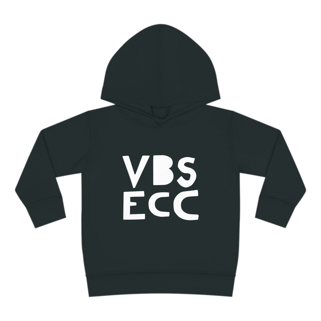 Toddler Pullover Fleece Hoodie | White Logo
