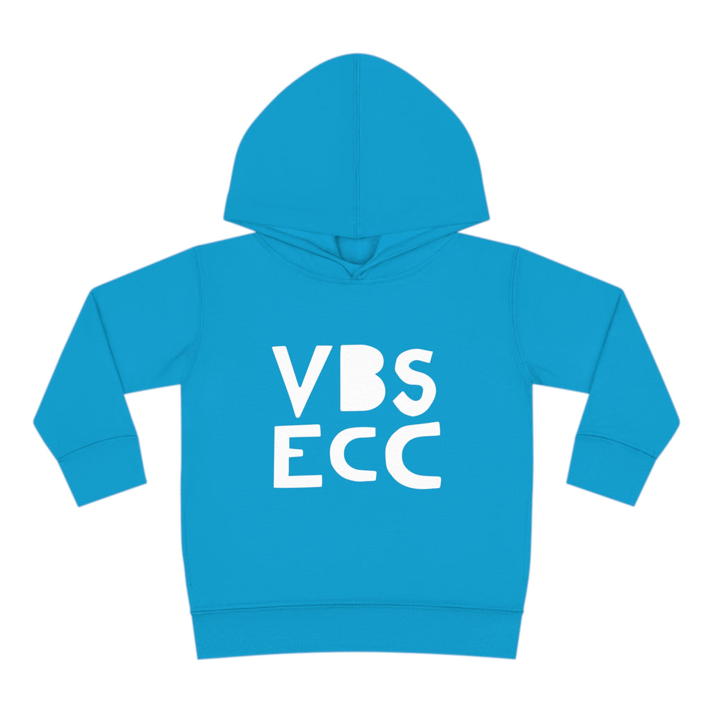 Toddler Pullover Fleece Hoodie | White Logo