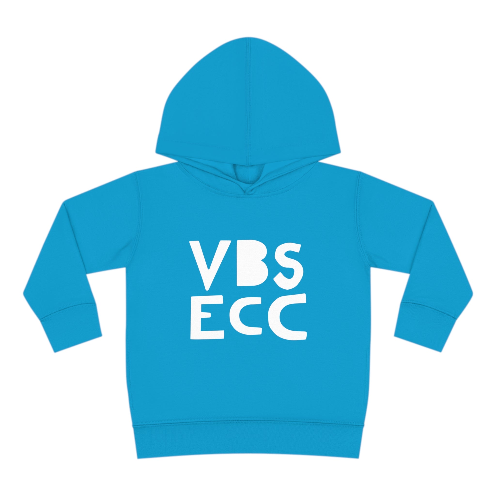 Toddler Pullover Fleece Hoodie | White Logo