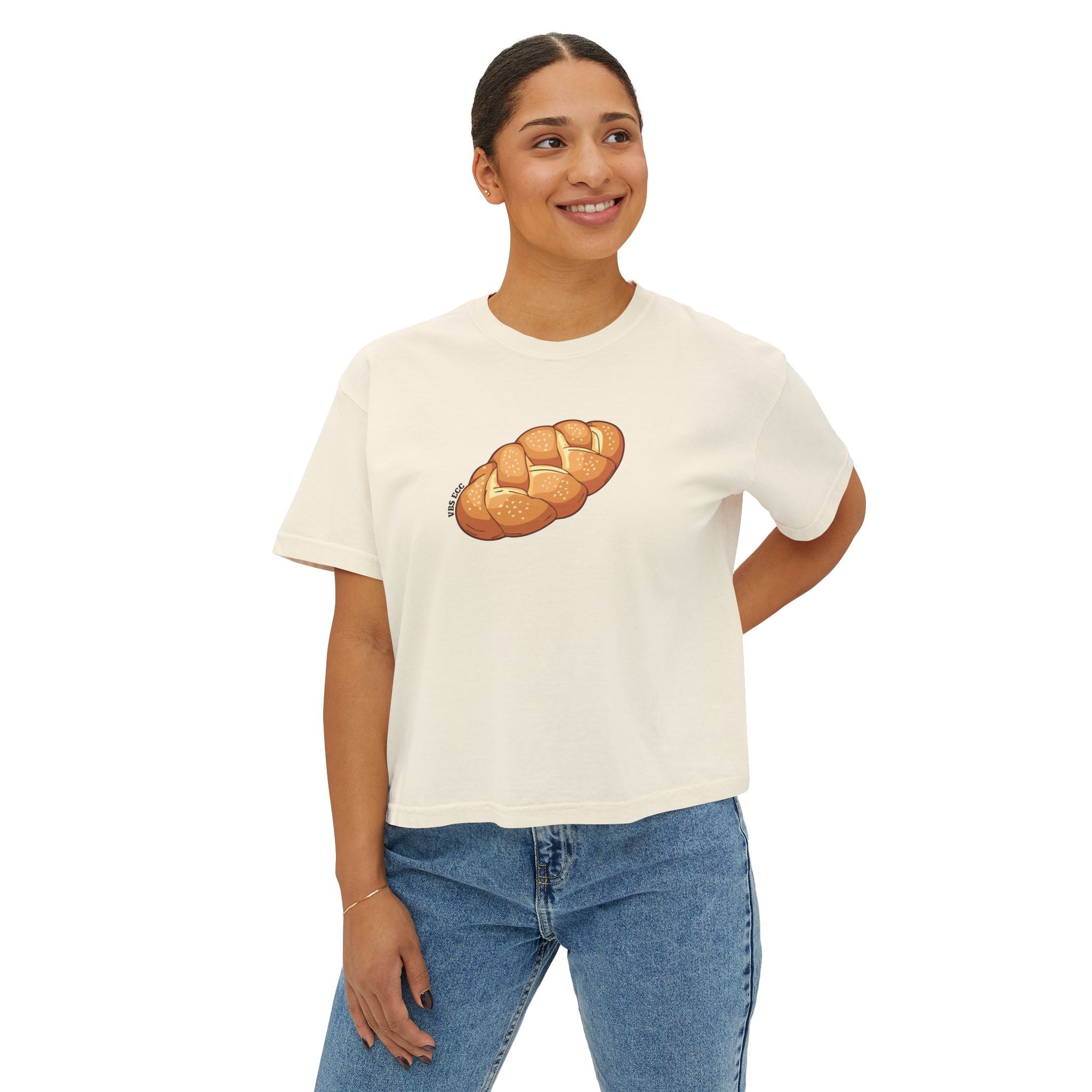 "Challah Back" - Women's Boxy Tee