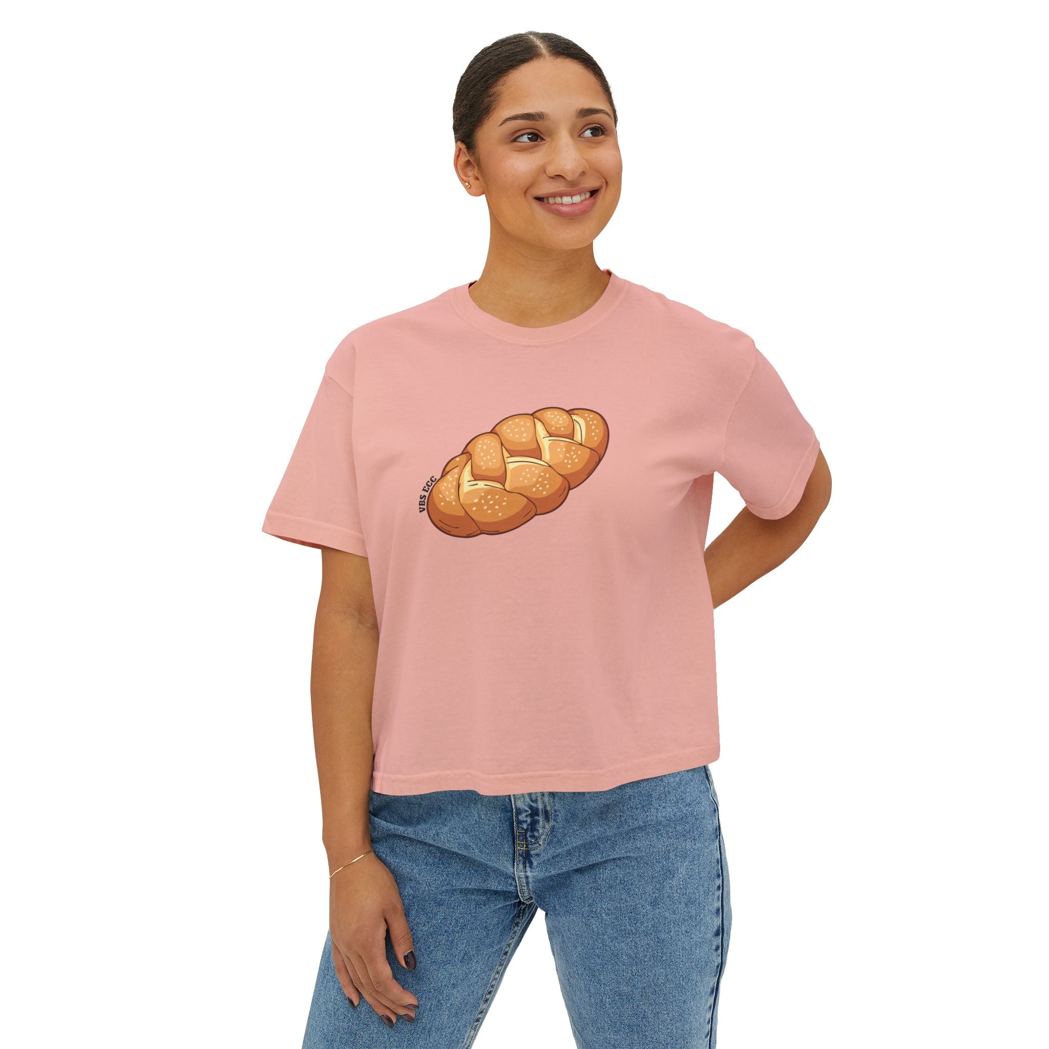 "Challah Back" - Women's Boxy Tee