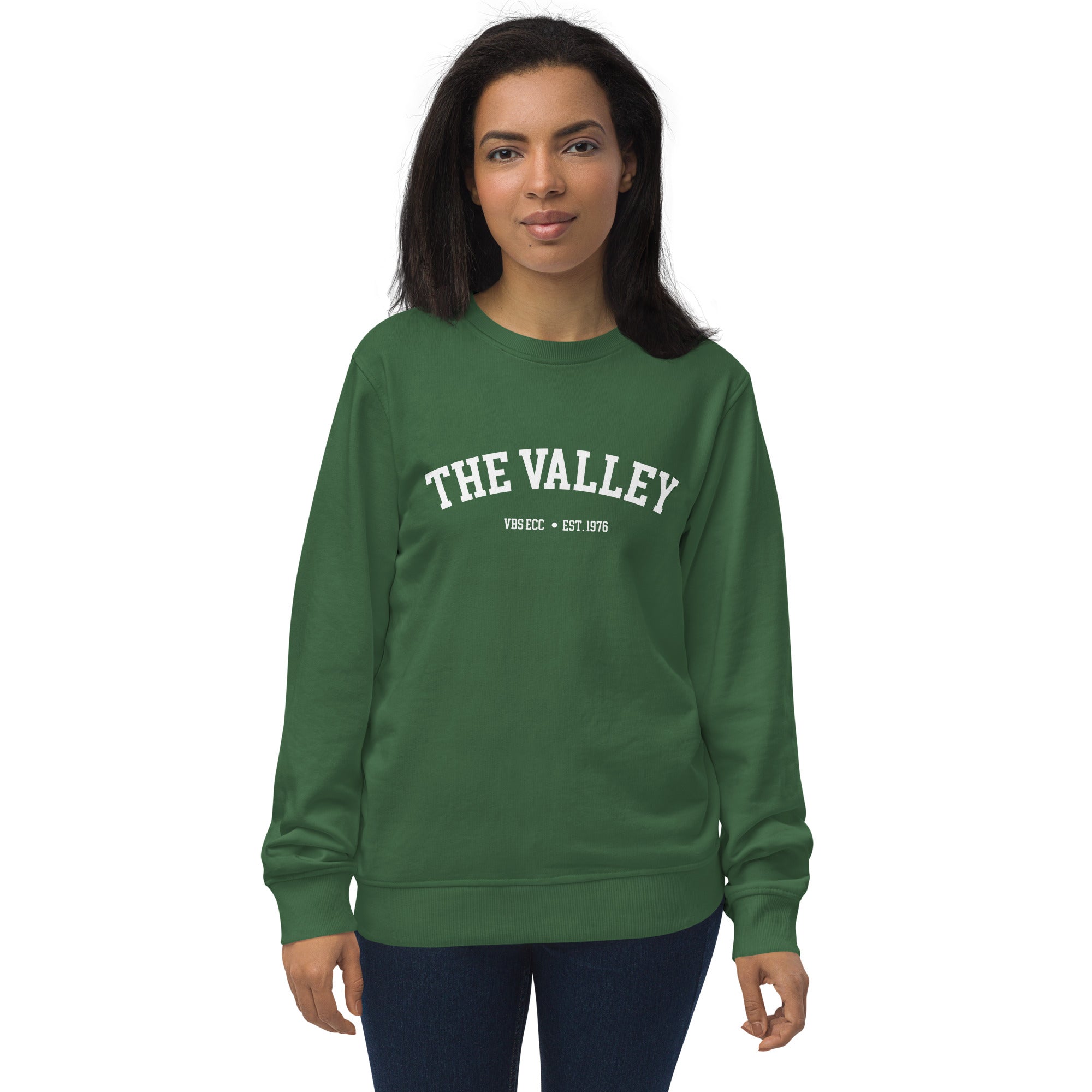 "The Valley" Vintage Relaxed Organic Unisex Sweatshirt