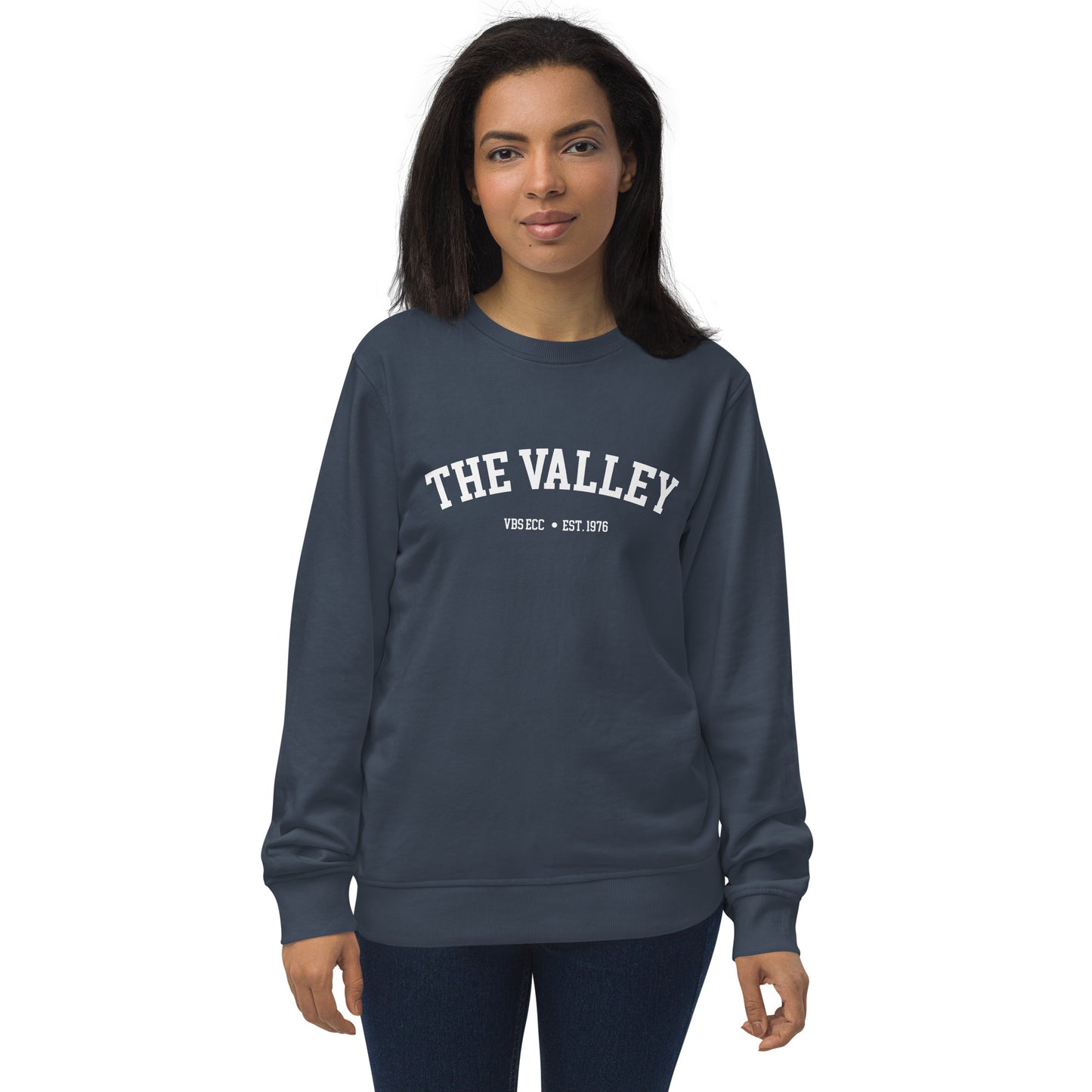"The Valley" Vintage Relaxed Organic Unisex Sweatshirt