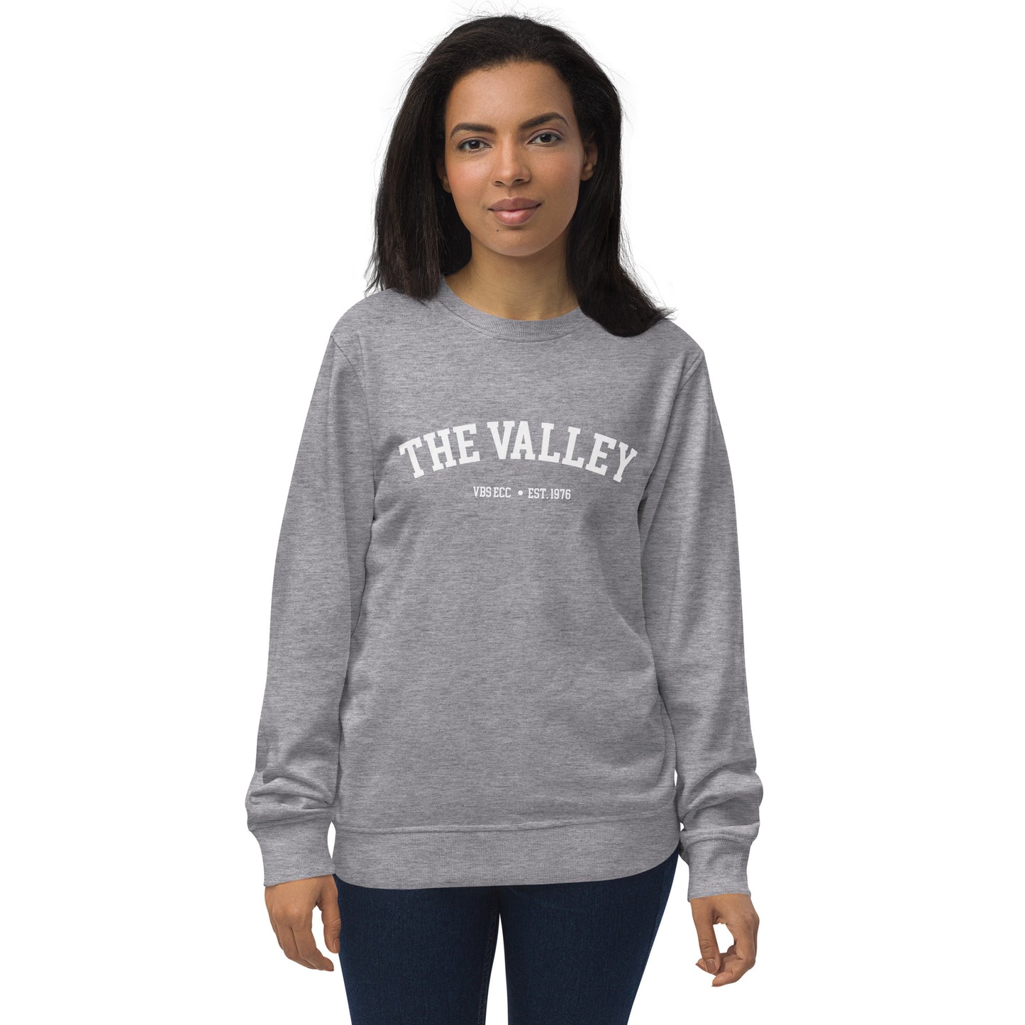 "The Valley" Vintage Relaxed Organic Unisex Sweatshirt