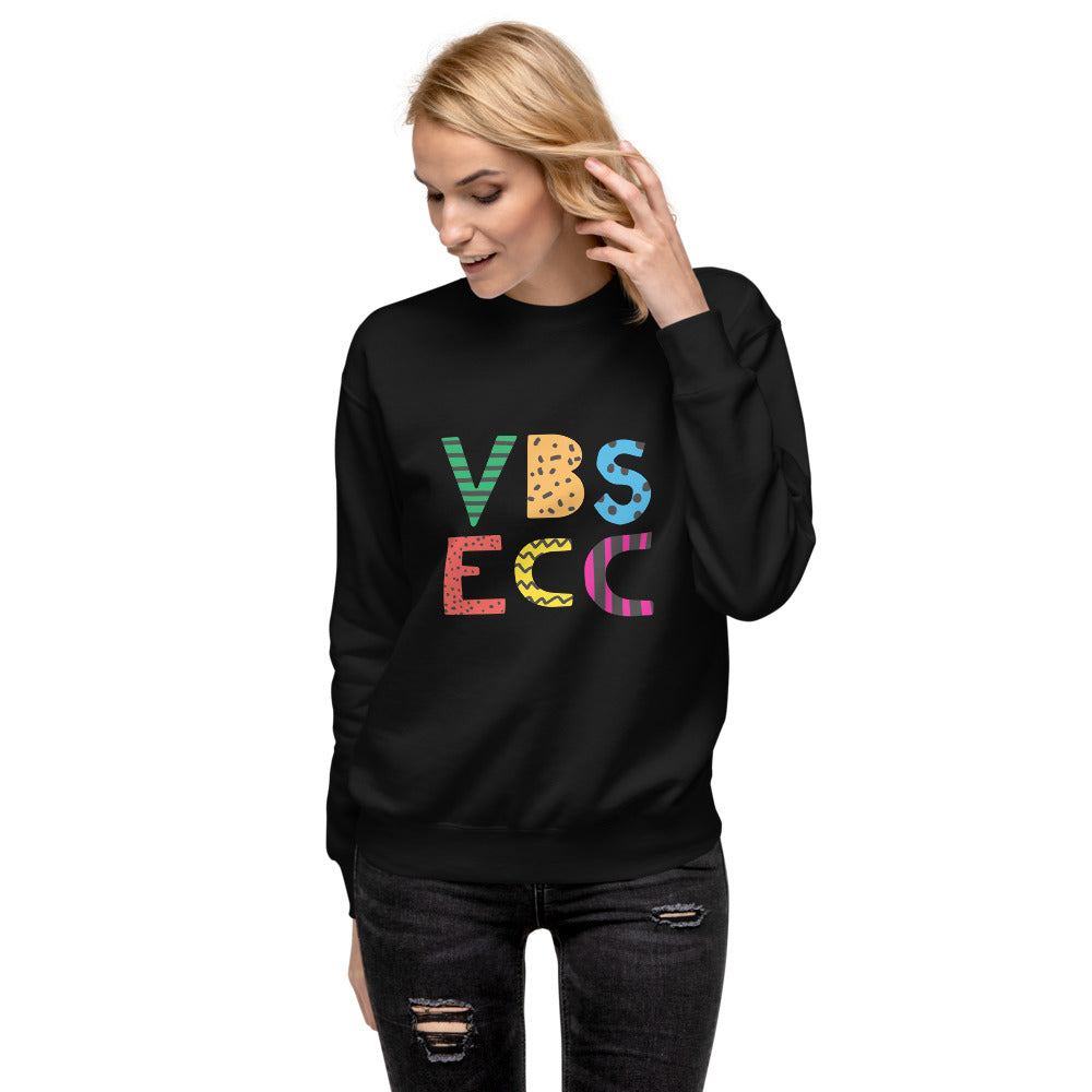 Unisex Crew Sweatshirt | Colorful Logo