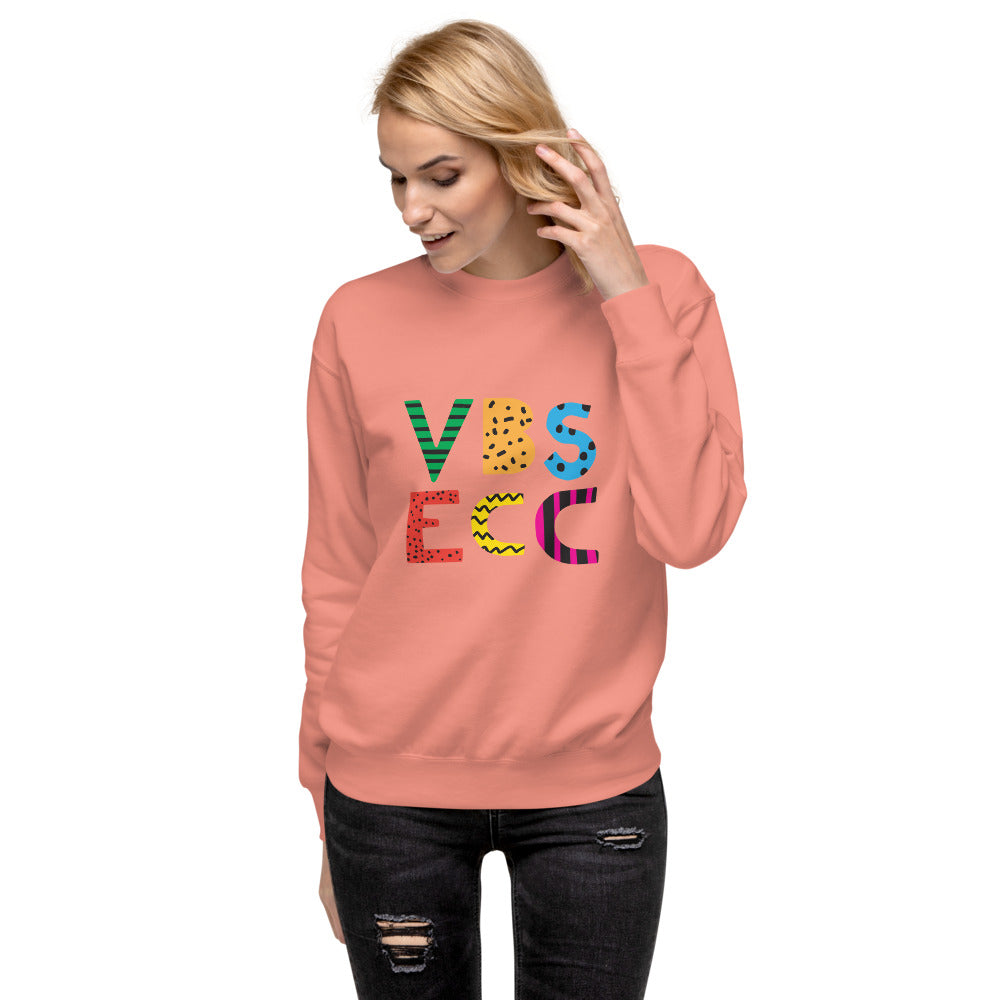 Unisex Crew Sweatshirt | Colorful Logo