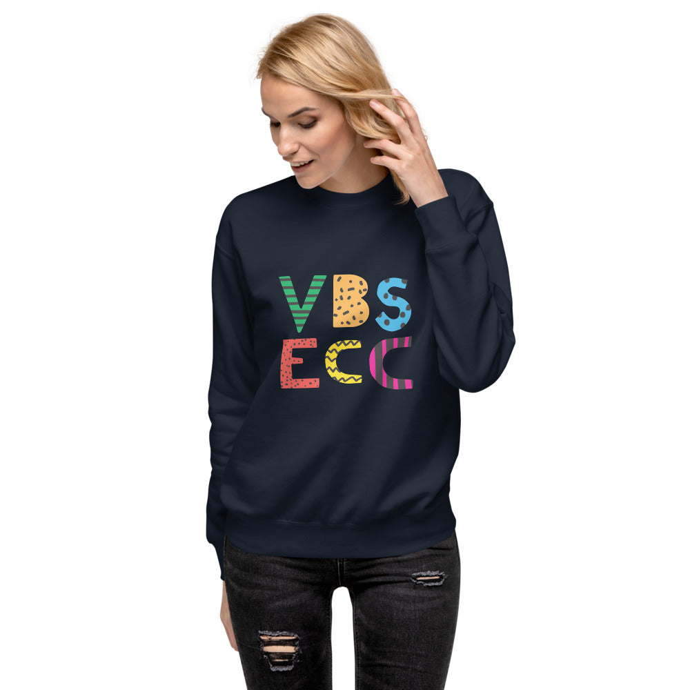 Unisex Crew Sweatshirt | Colorful Logo