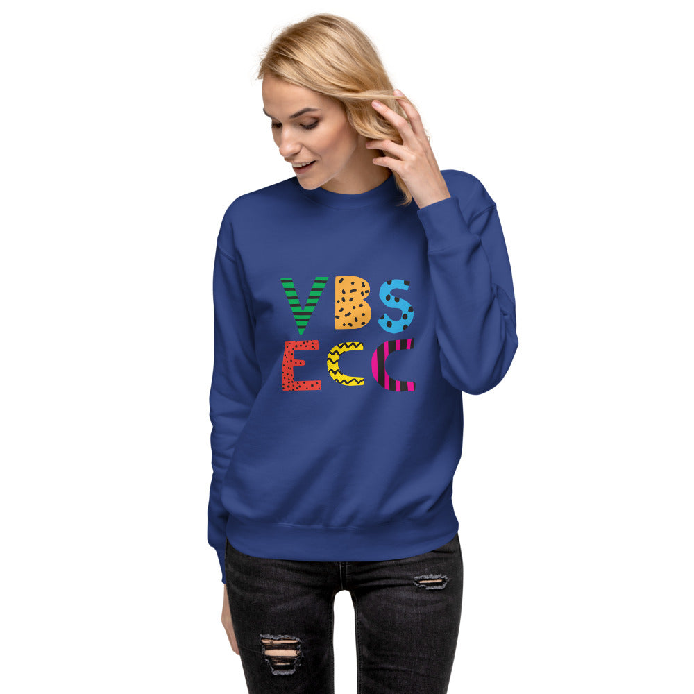 Unisex Crew Sweatshirt | Colorful Logo