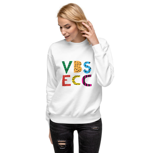 Unisex Crew Sweatshirt | Colorful Logo