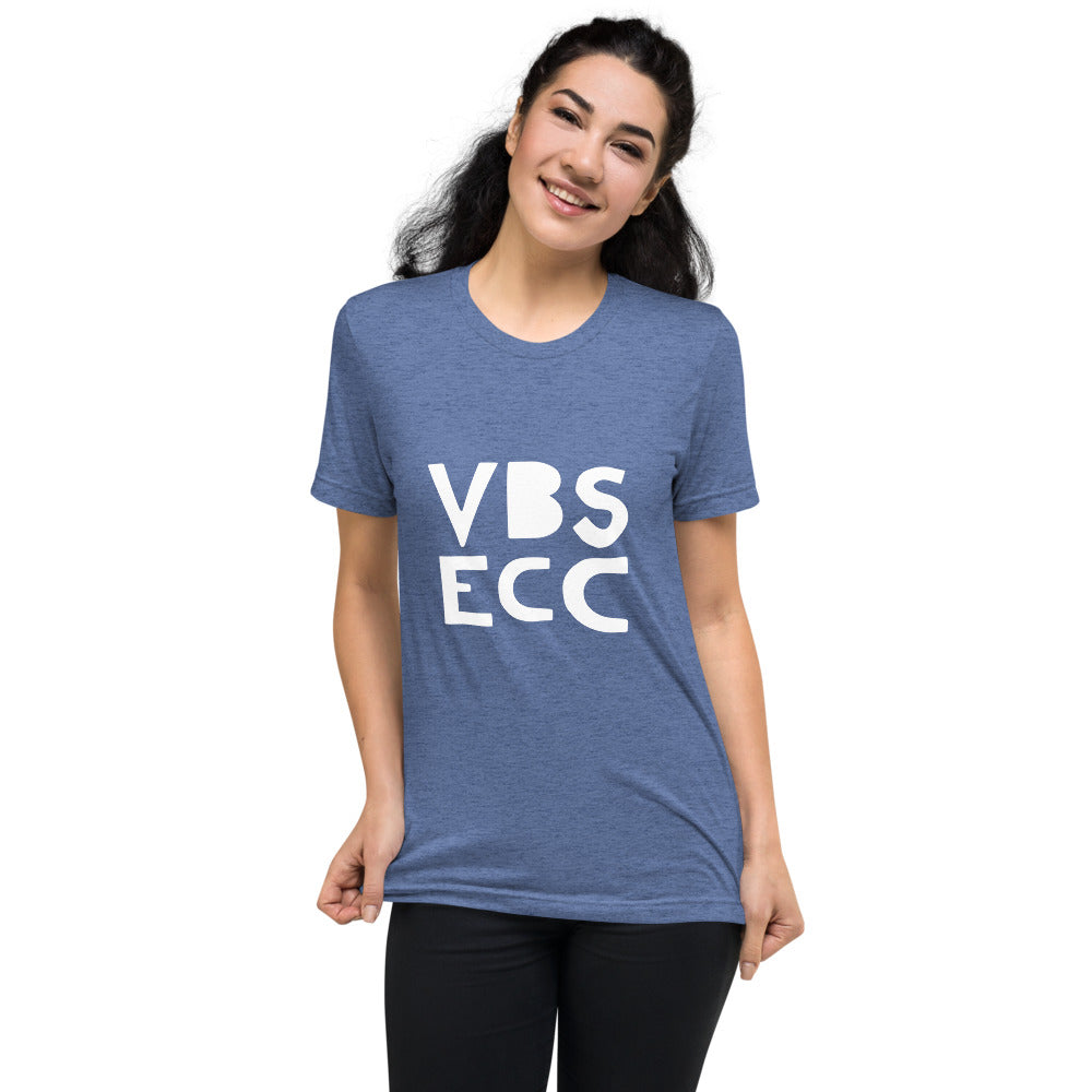 Adult Tri-Blend Tee | White Logo