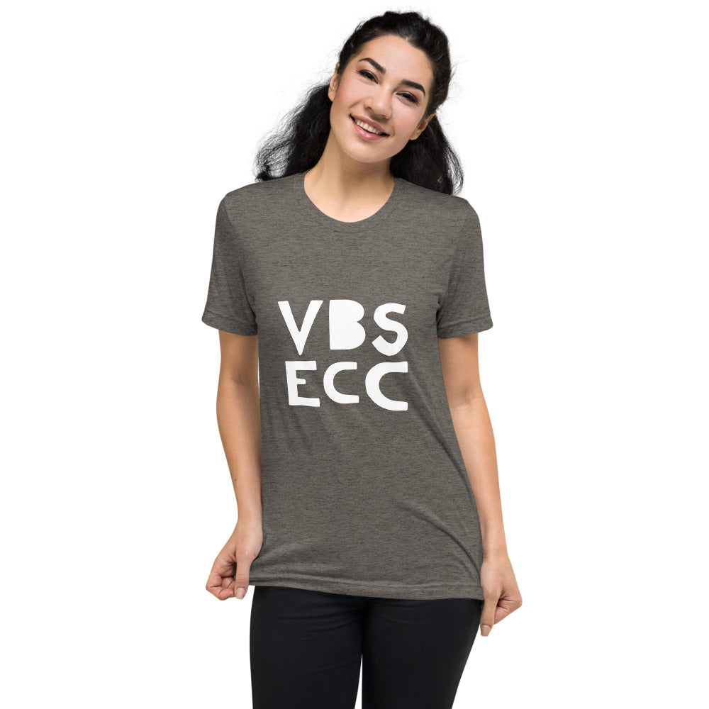 Adult Tri-Blend Tee | White Logo