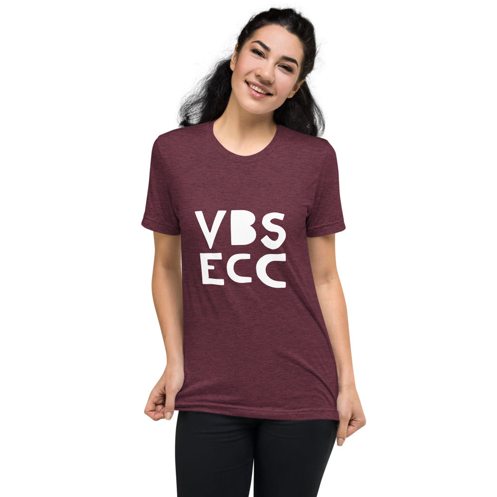 Adult Tri-Blend Tee | White Logo