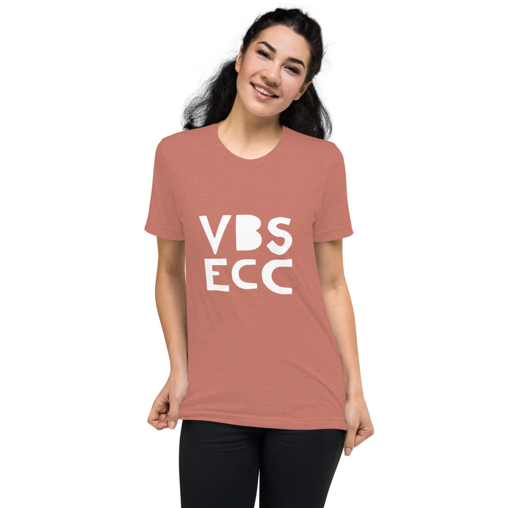 Adult Tri-Blend Tee | White Logo