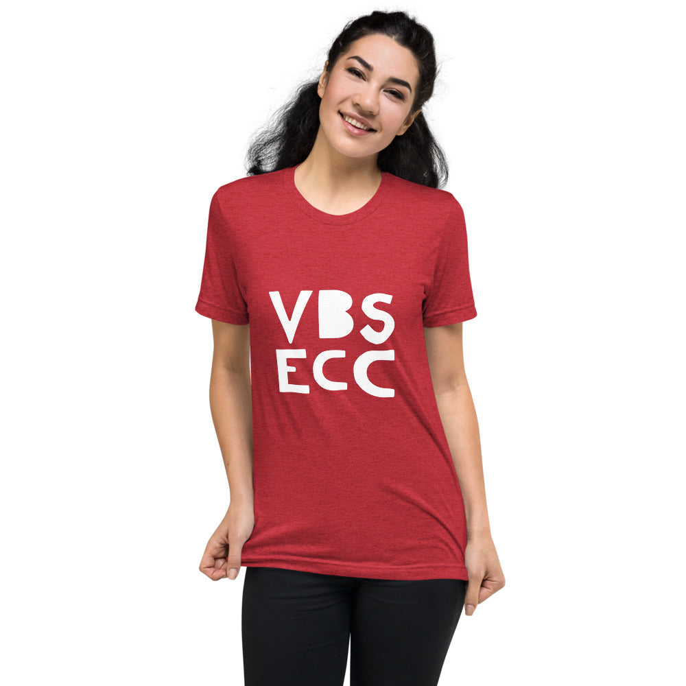 Adult Tri-Blend Tee | White Logo