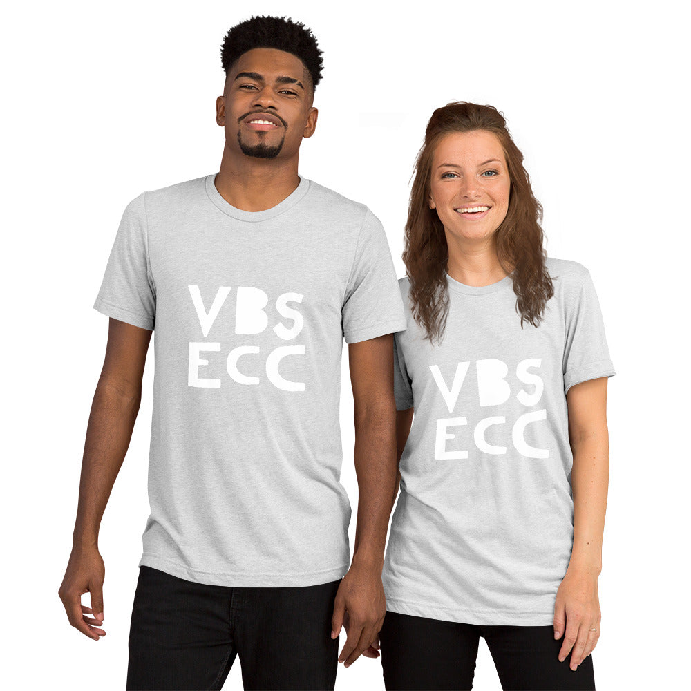 Adult Tri-Blend Tee | White Logo