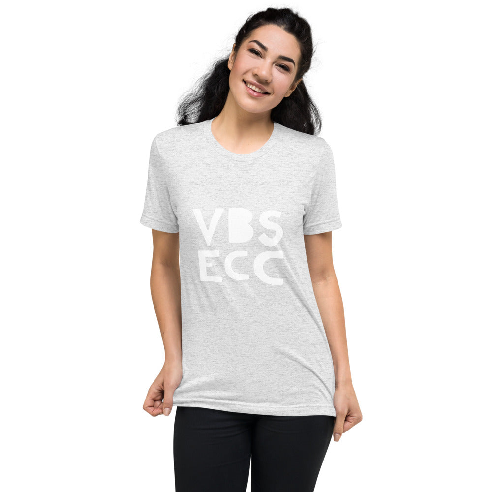 Adult Tri-Blend Tee | White Logo